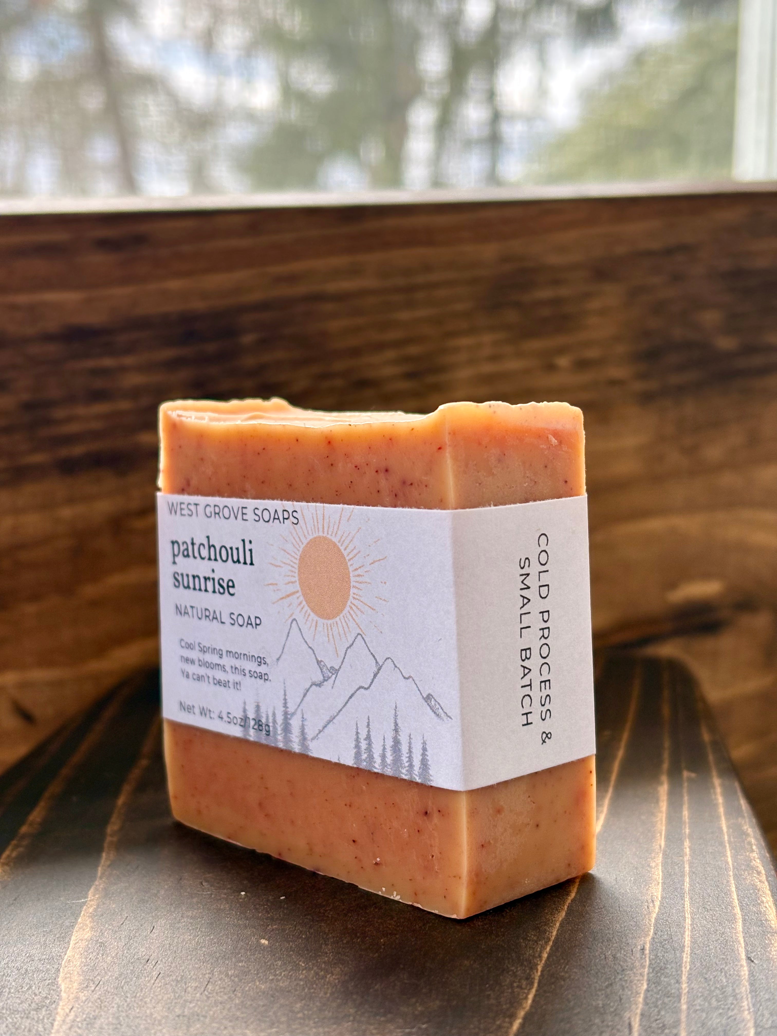 Patchouli Sunrise - Spring Seasonal Bar Soap