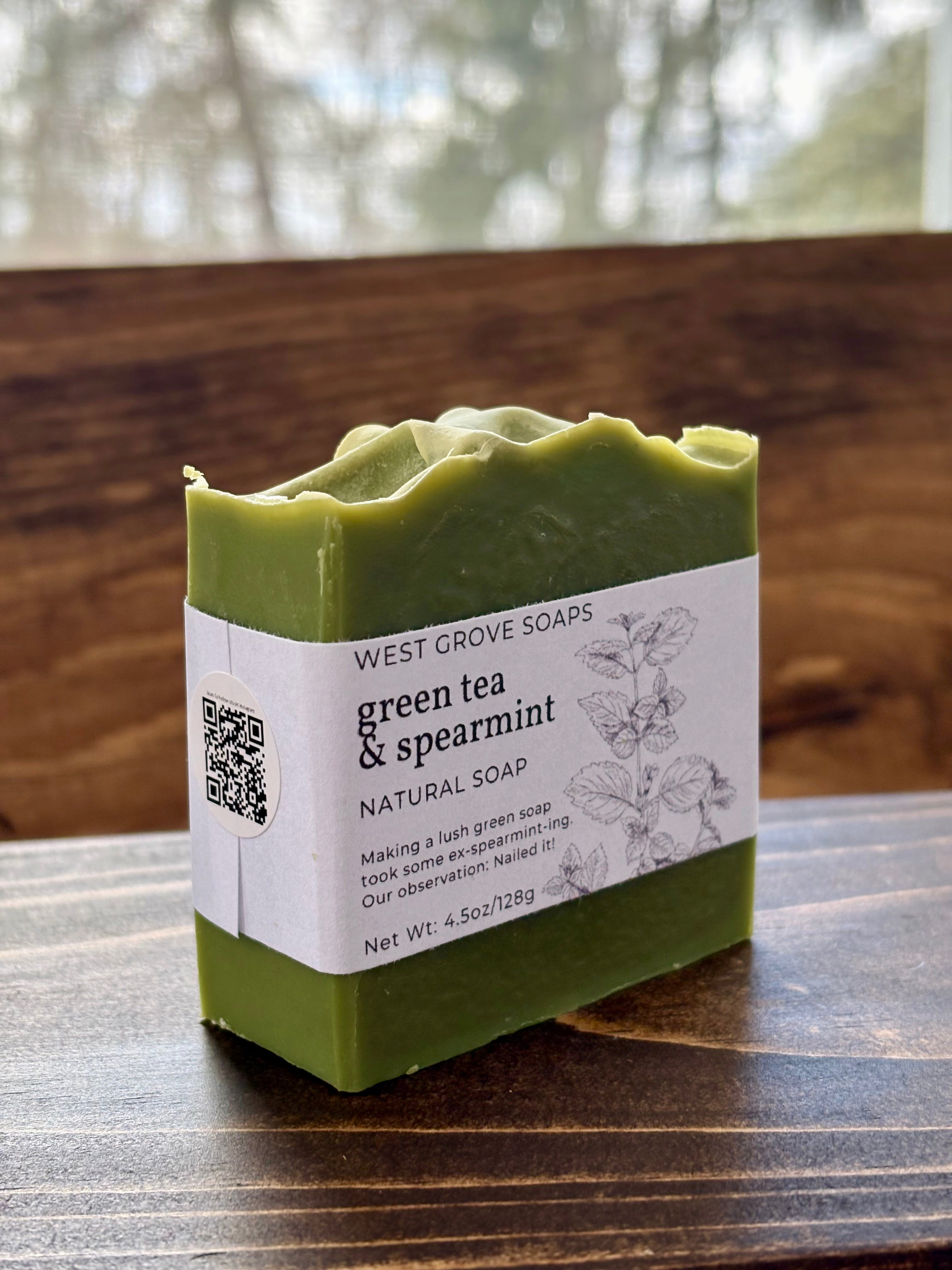 Green Tea & Spearmint - Spring Seasonal Bar Soap