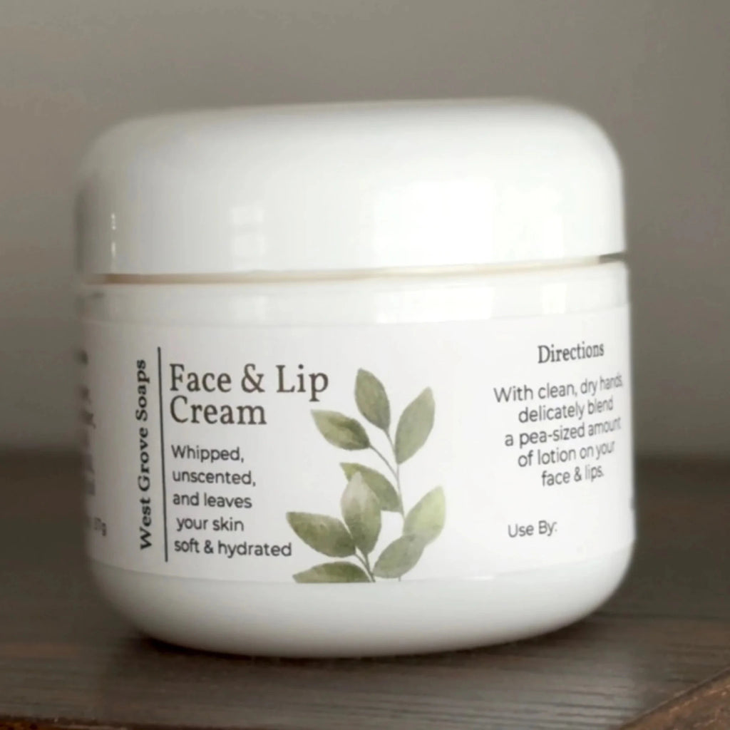 Face & Lips Cream - West Grove Soaps