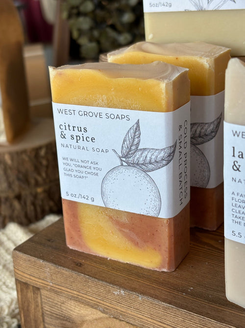 Signature Suds Collection - 5oz Body Soap Bars - West Grove Soaps
